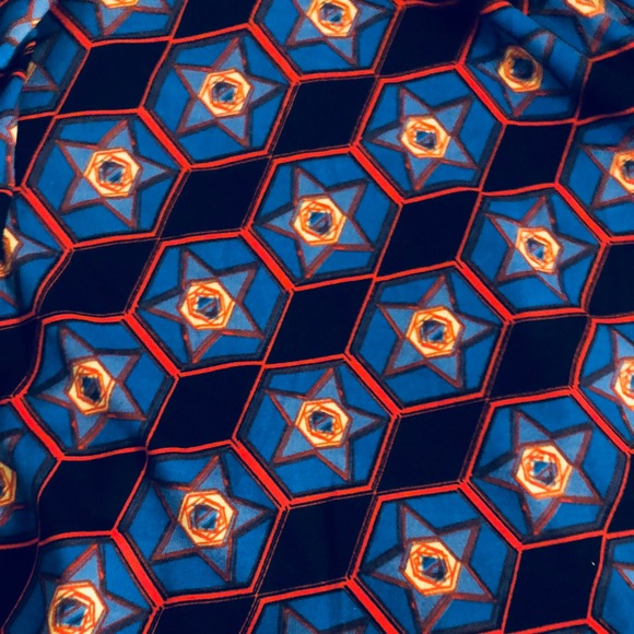 Lularoe Solid Blue GiGi Madison skirt Large bundle - Picture 3 of 8